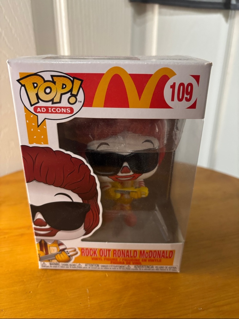 Funko Pop! Rock Out Ronald McDonald Figure #109 NWT